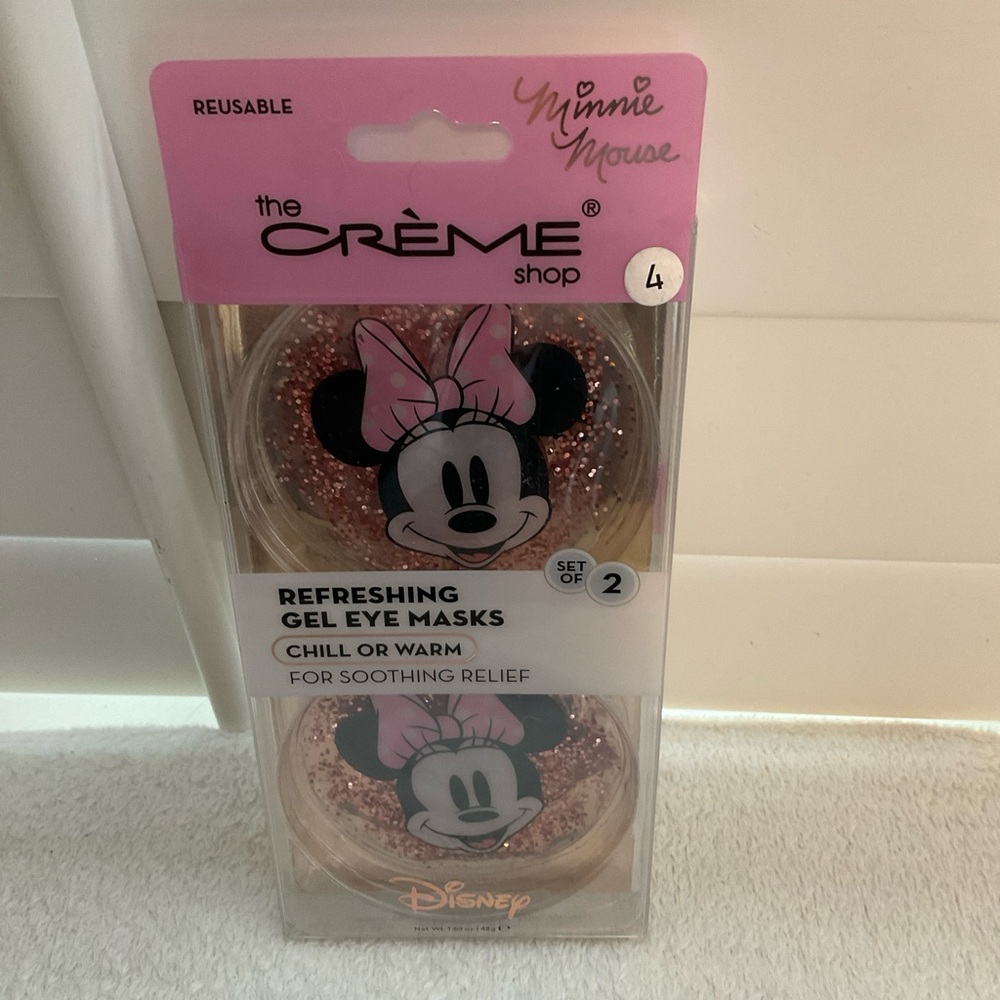 The Crème Shop Minnie Mouse Pink Refreshing Gel Eye Masks - Set of 2